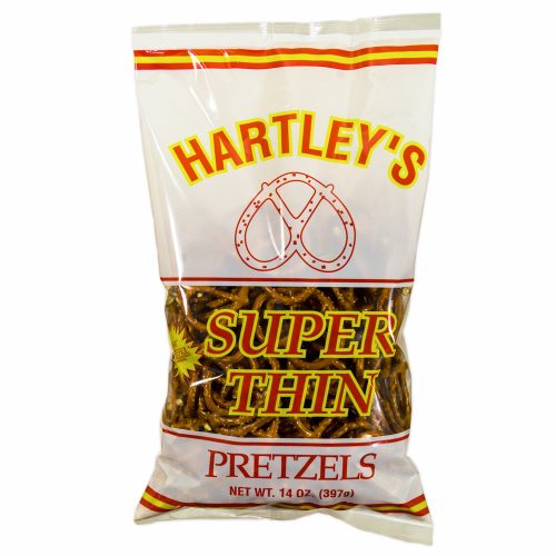 Box of Four (4) 14oz. Superthin Pretzel Bags
